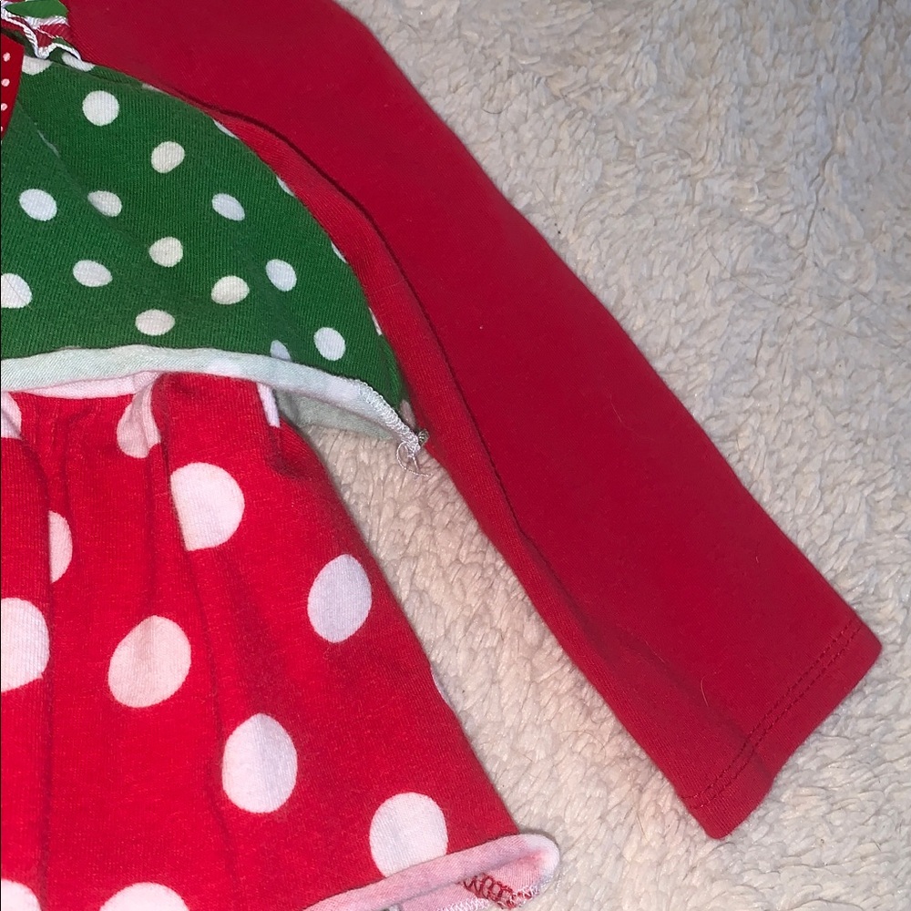 Bonnie Baby Christmas Holiday Tunic Top EUC 24M - Picture 6 of 9